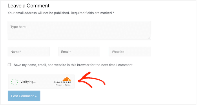 การเพิ่ม CAPTCHA ของ Cloudflare Turnstile ให้กับ WordPress