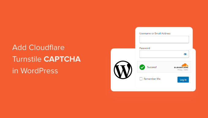 วิธีเพิ่ม CAPTCHA ของ Cloudflare Turnstile ใน WordPress