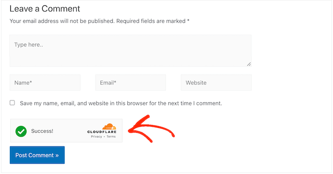 การสร้าง CAPTCHA ของ Cloudflare Turnstile ที่มีการจัดการ