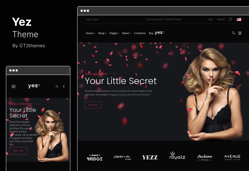 Yez Theme - ร้านค้าอเนกประสงค์ WooCommerce Theme