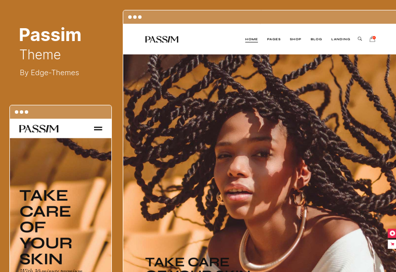 Passim Theme - ธีม WordPress ความงามและเครื่องสำอาง