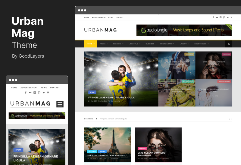 Urban Mag Theme - ธีมข่าวและนิตยสาร WordPress