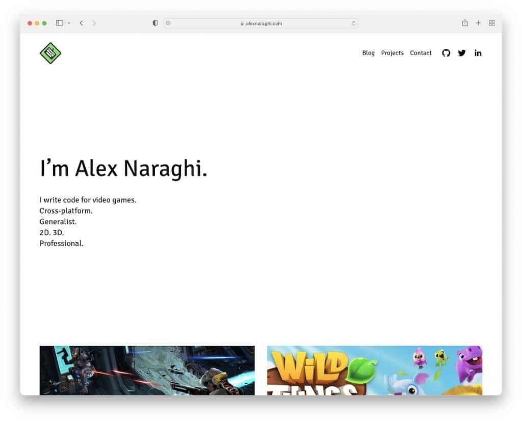 alex naraghi CV site