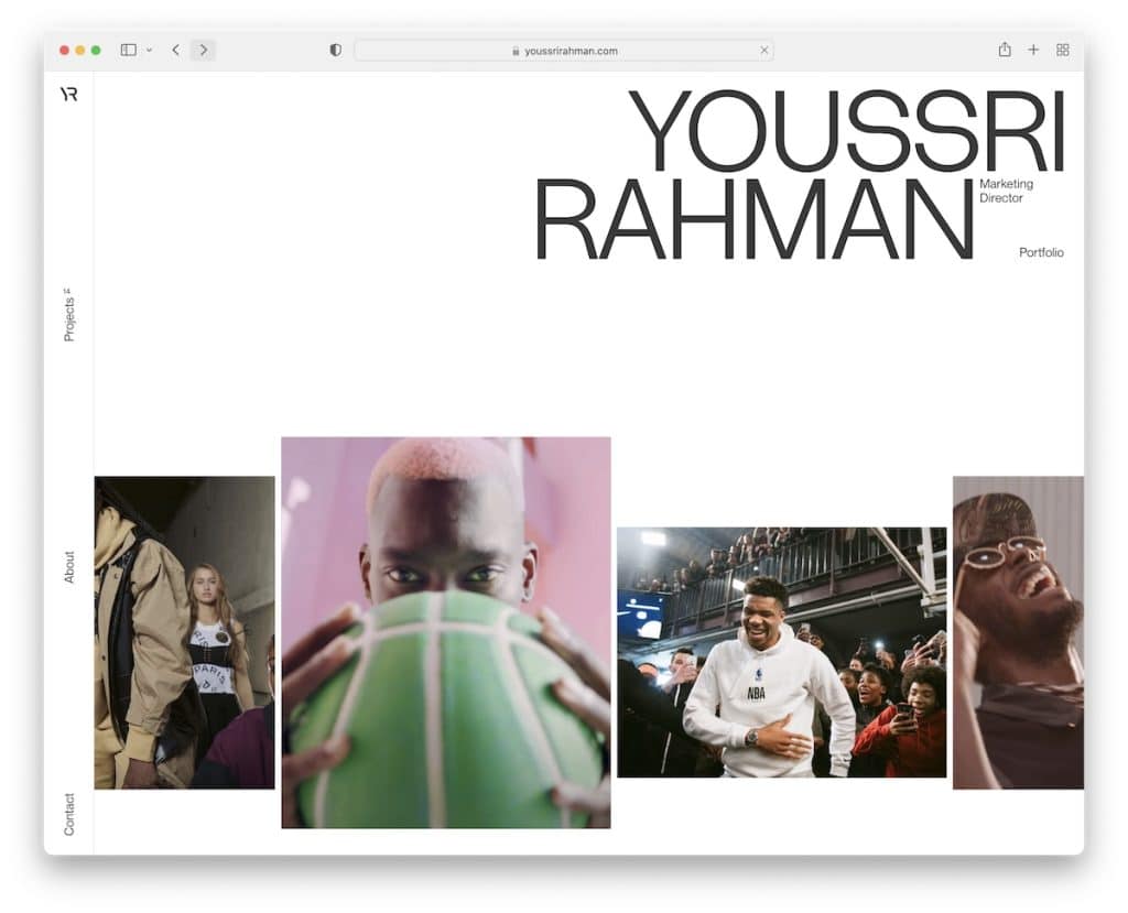 youssri rahman exemplo de site limpo