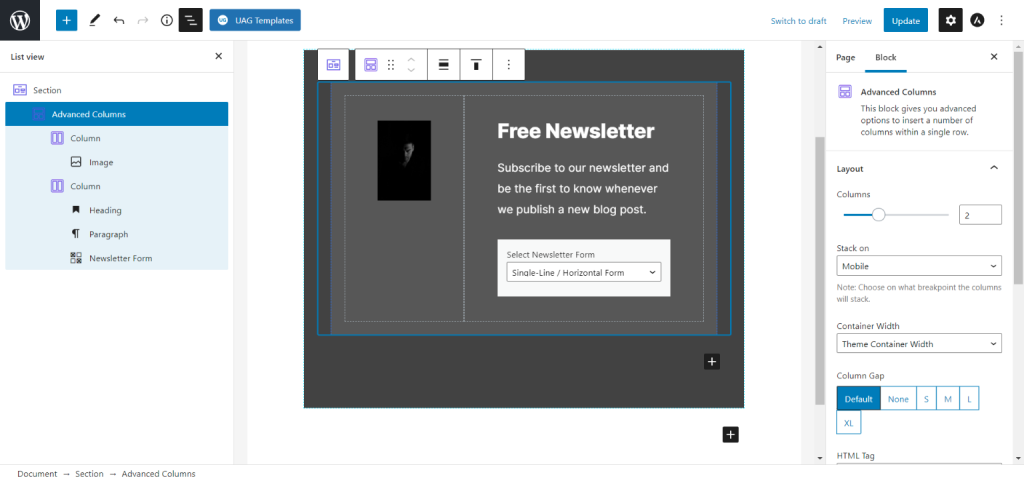 wordpress-newsletter-subscription-form