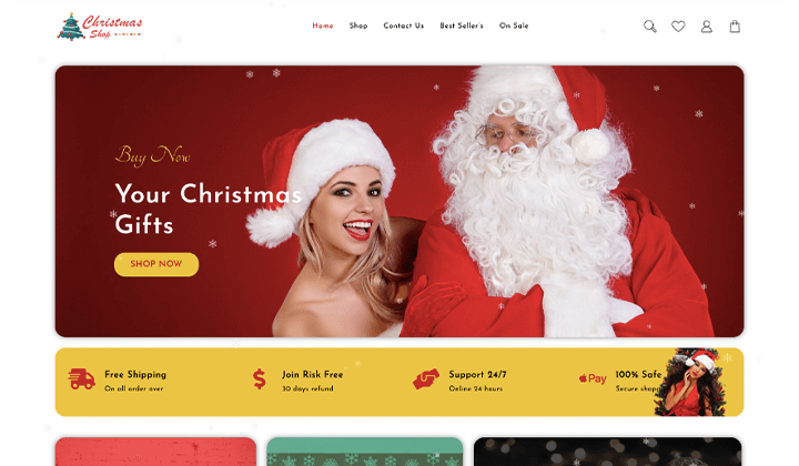 WordPress themes for Christmas