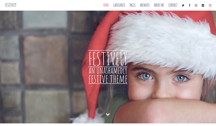 WordPress themes for Christmas