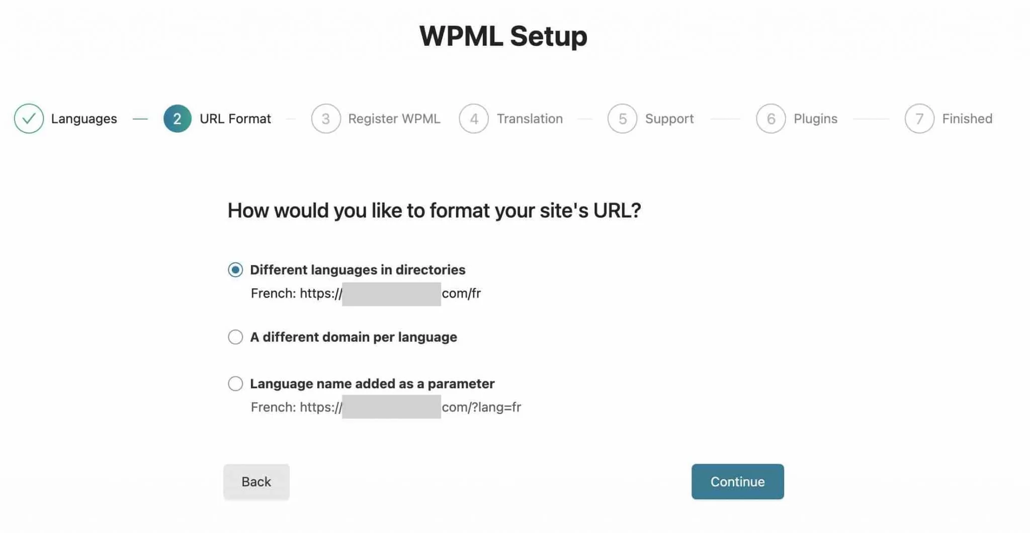 choose the url format