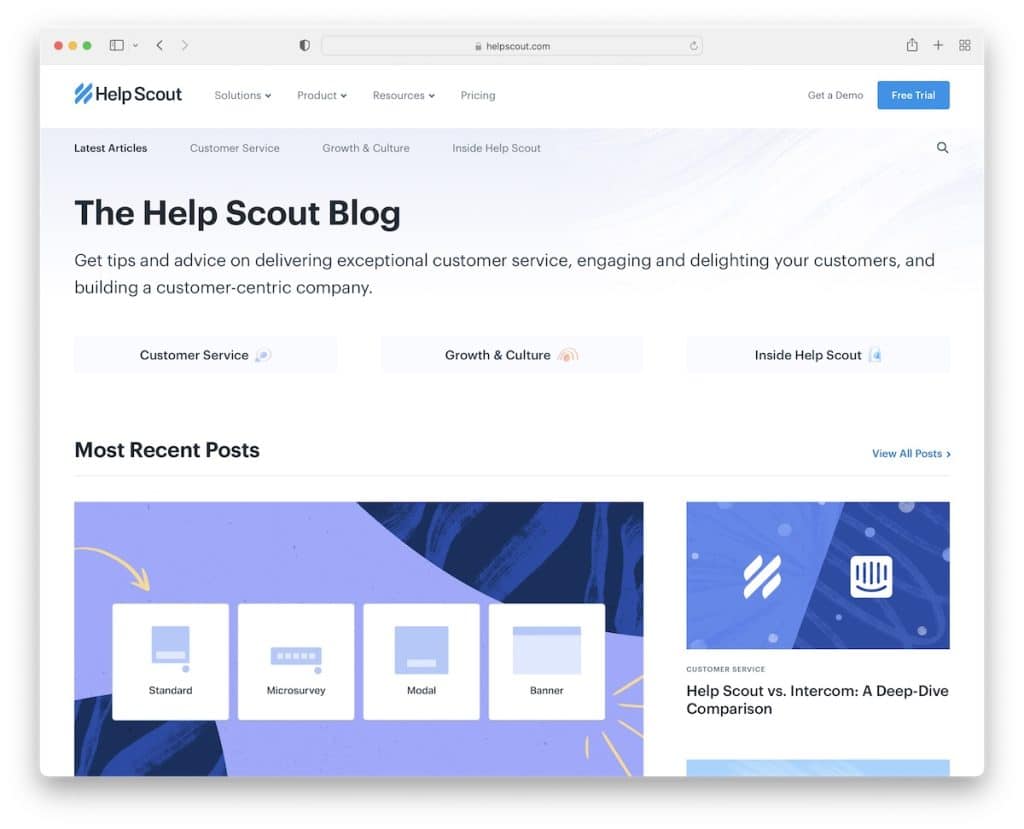 help scount blog beispiel