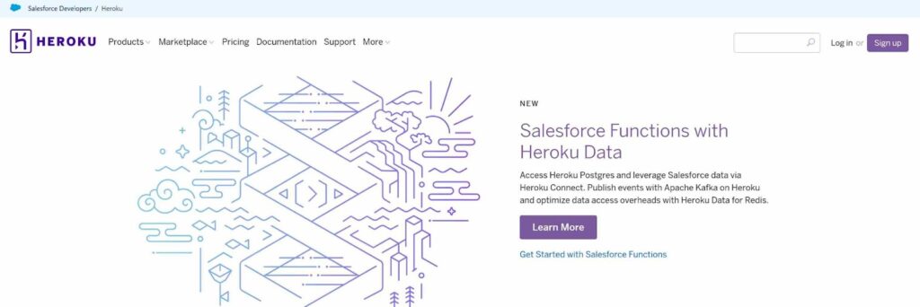 hébergement d'applications heroku