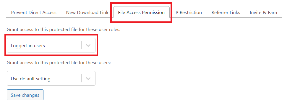 permiso de acceso a archivos pda