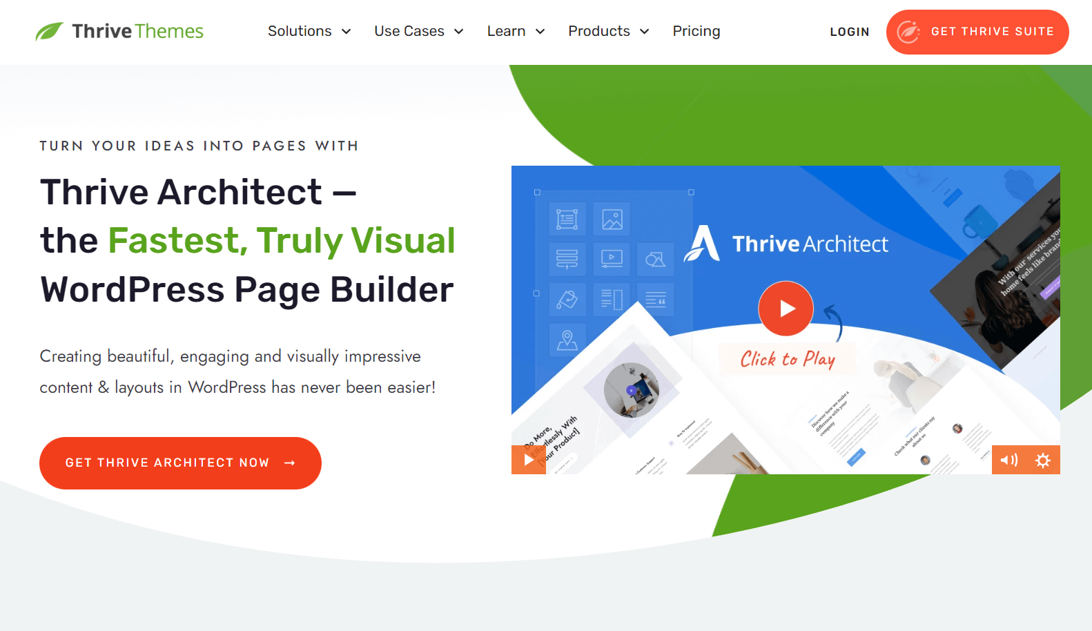 Thrive Architect Website-Builder - Divi-Alternativen