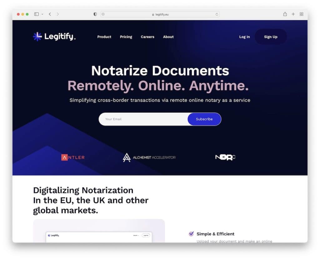 legitima site-ul notarial