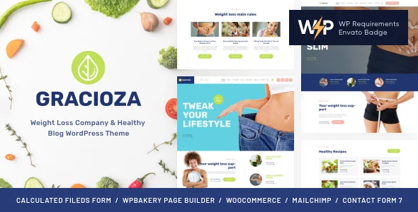 Graciosa Theme- Tema WordPress Makanan Dan Nutrisi