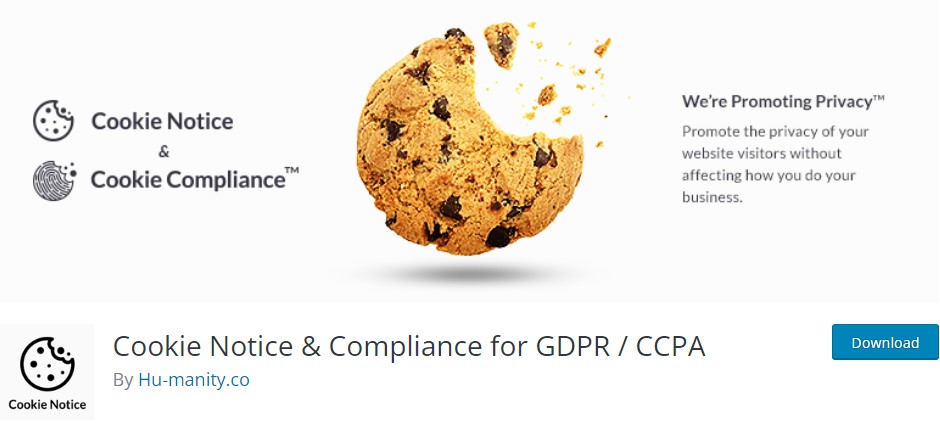 Aviso de Cookie e Conformidade para GDPR / CCPA