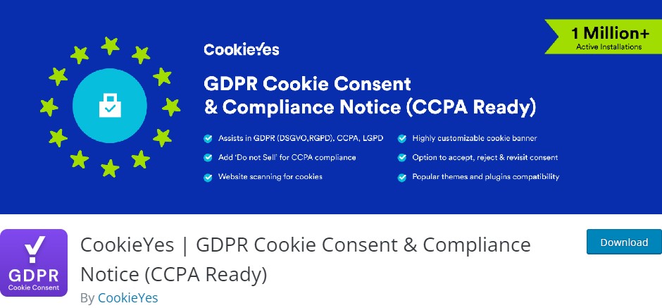 CookieДа | Уведомление о согласии и соблюдении требований к файлам GDPR