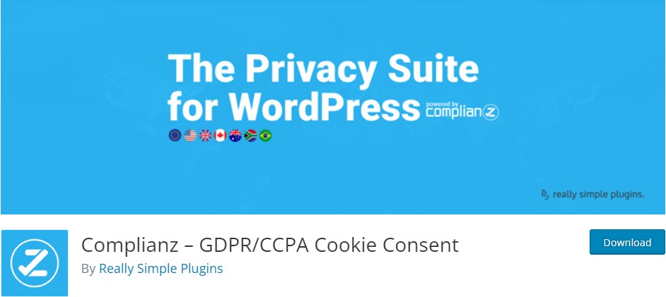 Complianz – GDPR/CCPA クッキーの同意