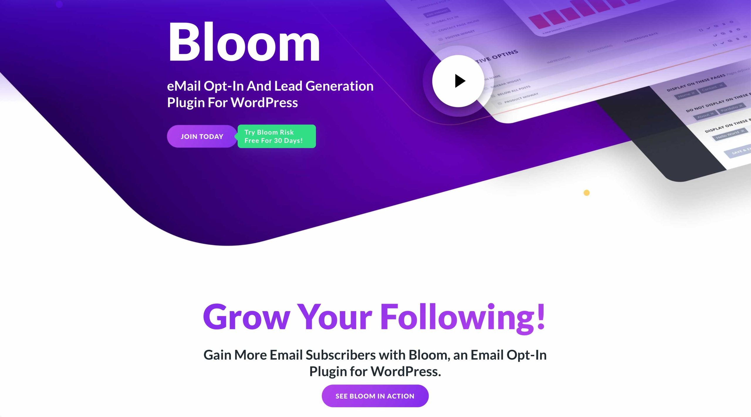 Bloom 号召性用语插件