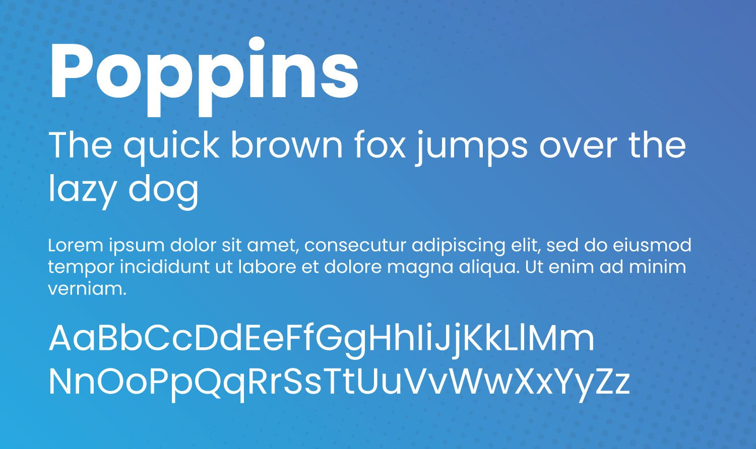 แบบอักษร Poppins Google