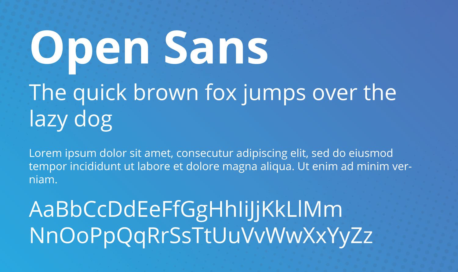 打开 Sans 字体