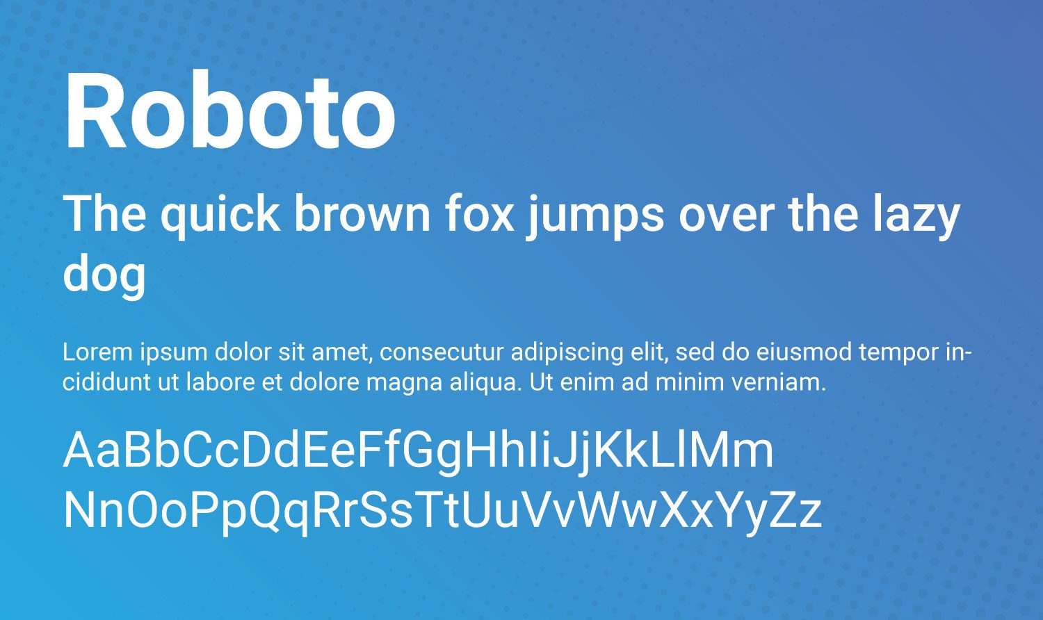 Font roboto