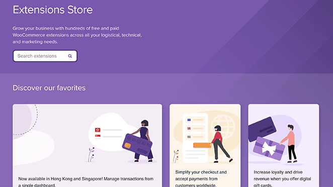 WooCommerce extensions