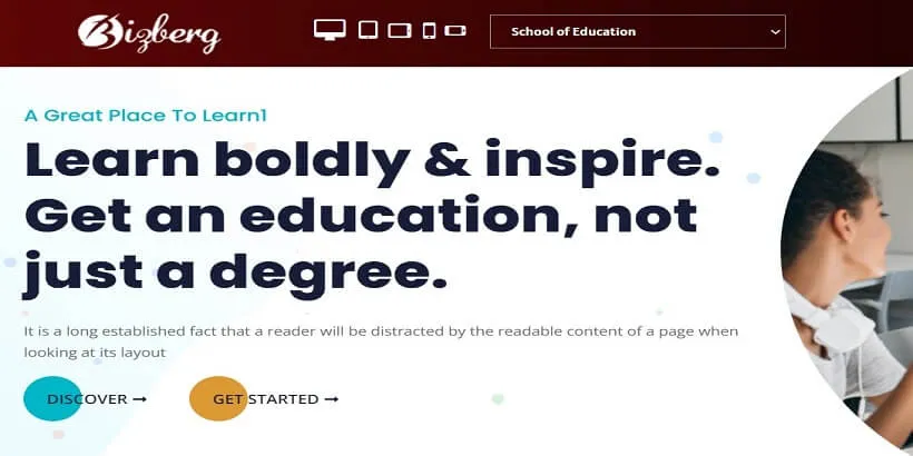 school of Education-Best-WordPress-Themes for Selling-Books