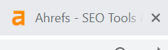 Ahrefs 圖標示例