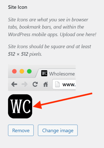 Favicon ใน WordPress