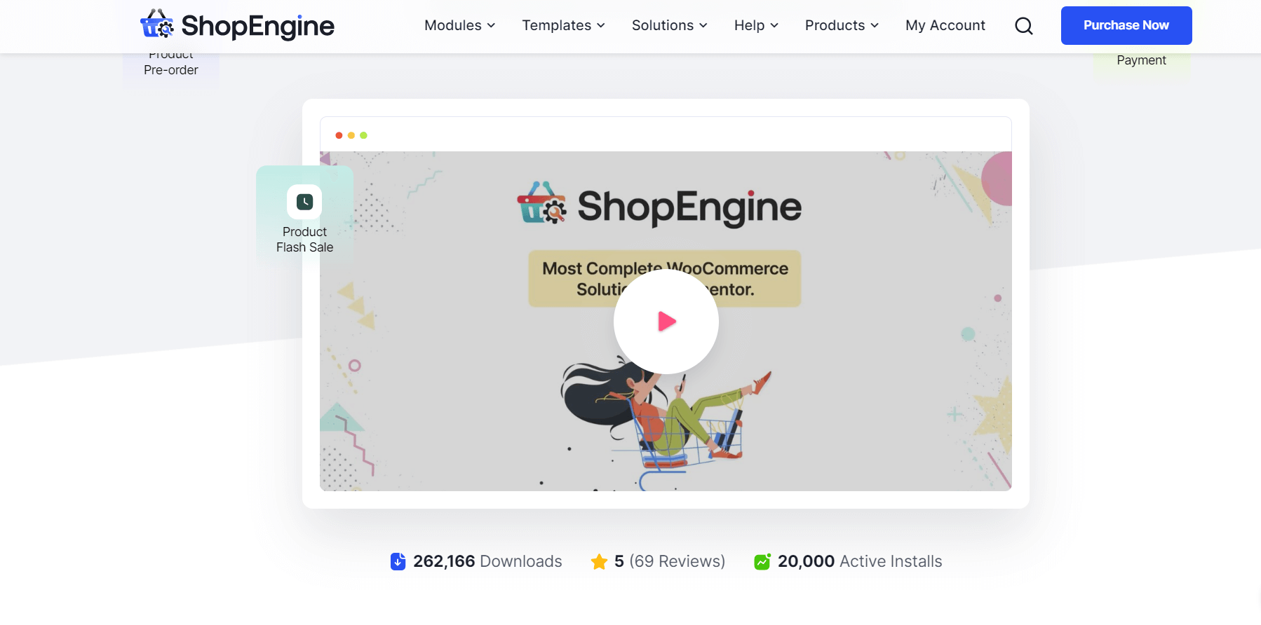 Используйте ShopEngine