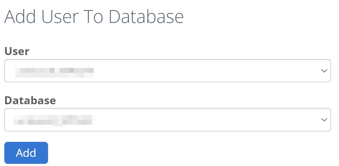 aggiunta di un utente al database