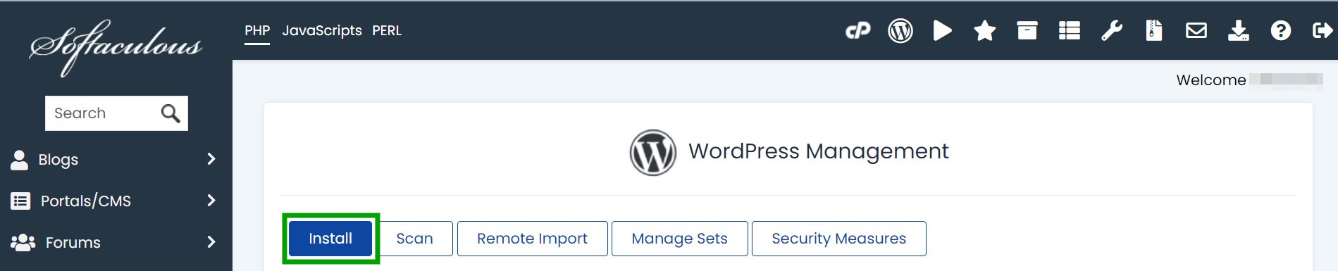 WordPress için yükleme seçeneği