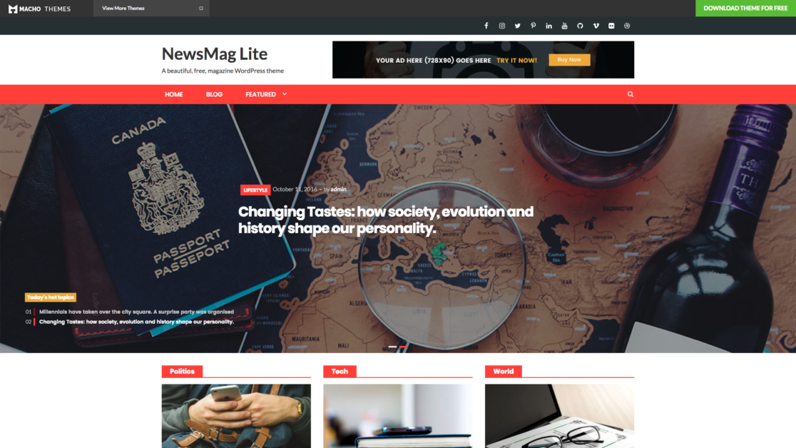 FireShot Capture 103 NewsMag Lite – A beautiful https www.demos .machothemes.com newsmag lite