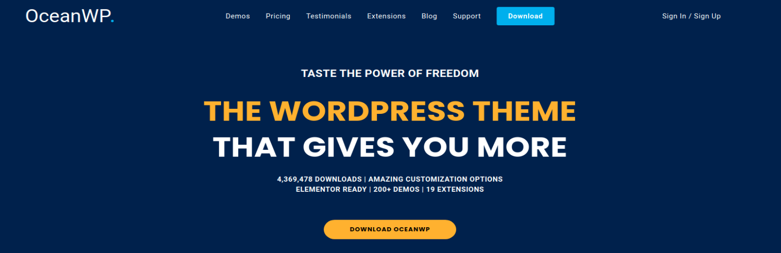 Thème WordPress Premium OceanWP