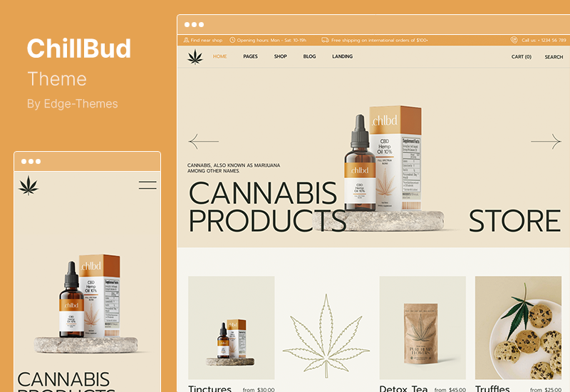 ChillBud テーマ - 医療用マリファナと大麻の WordPress テーマ