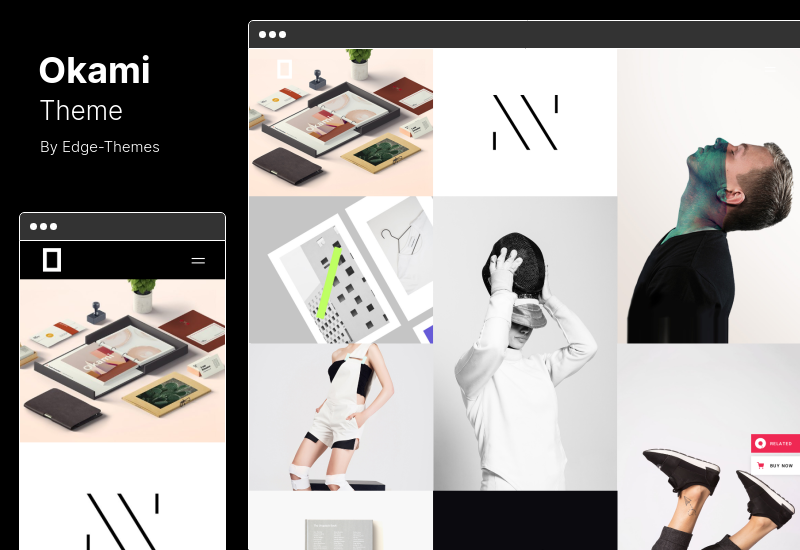 Tema Okami - Tema WordPress per portfolio