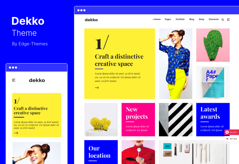 Tema Dekko - Tema de WordPress para agencias creativas