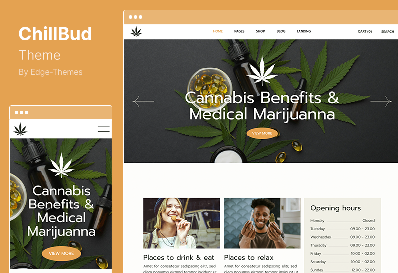 ChillBud テーマ - 医療用マリファナと大麻の WordPress テーマ