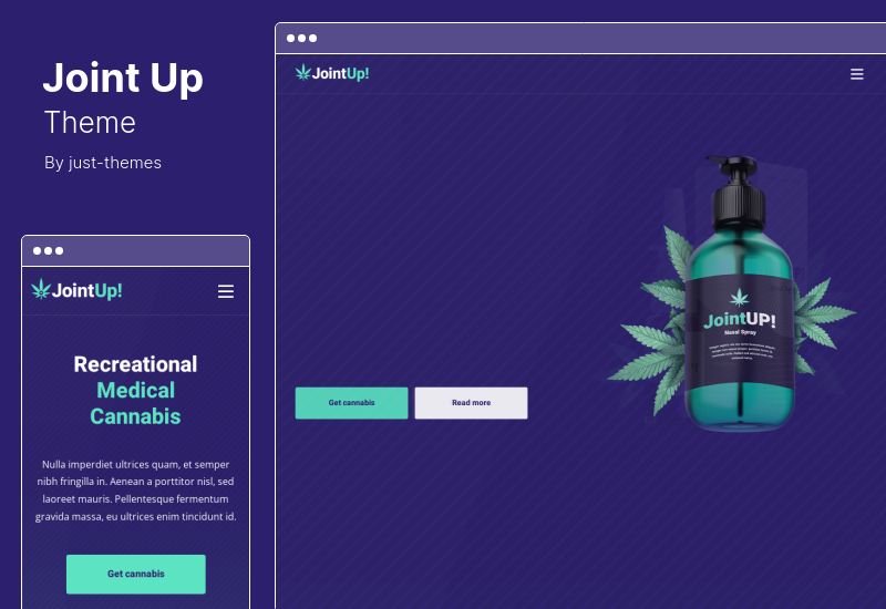 Tema JointUp - Tema WordPress de Maconha Medicinal e Coffeeshop