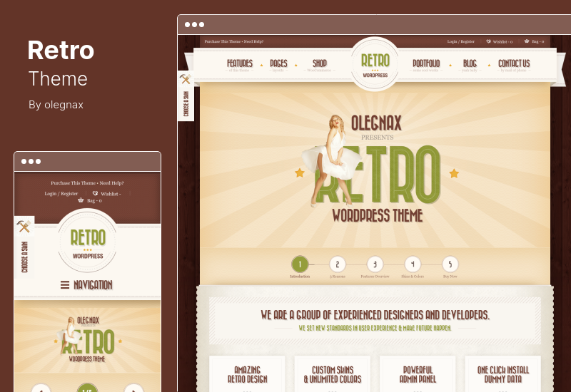 Tema Retro - Tema WordPress Vintage