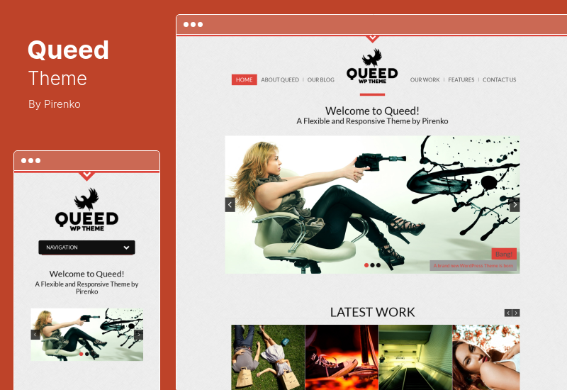 Queed Theme — тема WordPress для бизнеса