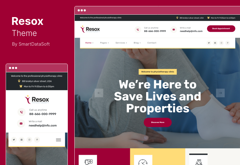 Resox Theme - Fizioterapie Tema WordPress