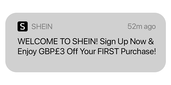 Shein 欢迎折扣