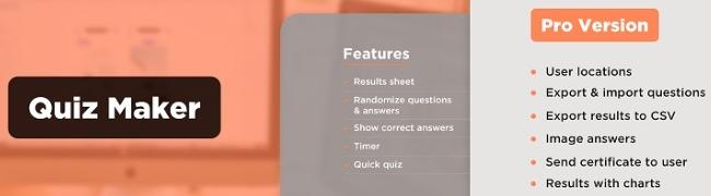 Bannière Quiz Maker