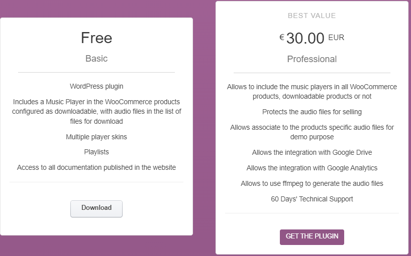 pda-music-player-for-woocommerce-plugin-pricing