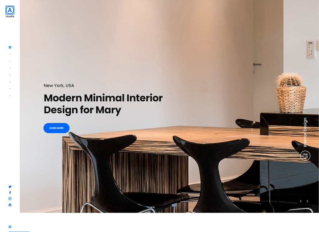 A.Studio - Tema WordPress per interior design e architettura