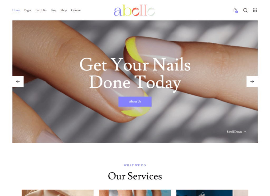 Abelle - ビューティーサロン Elementor WordPress テーマ