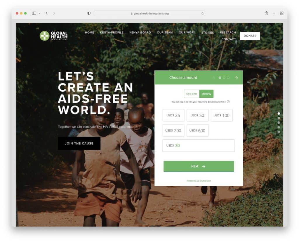 site-ul web nonprofit global health innovations