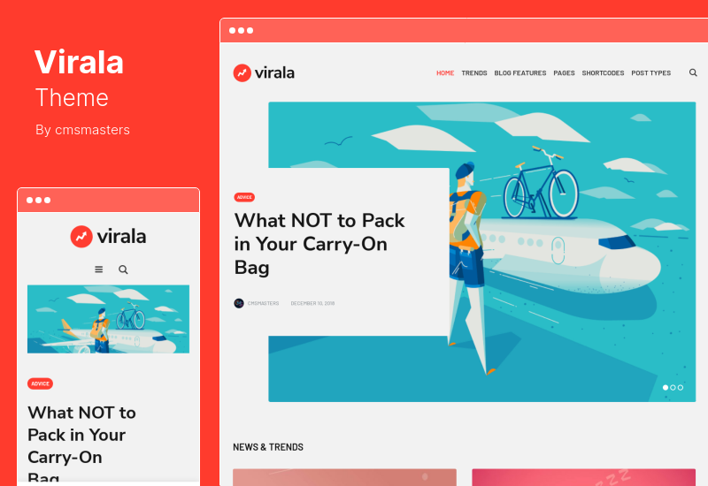 Virala Theme – Viral News & Magazine WordPress Theme