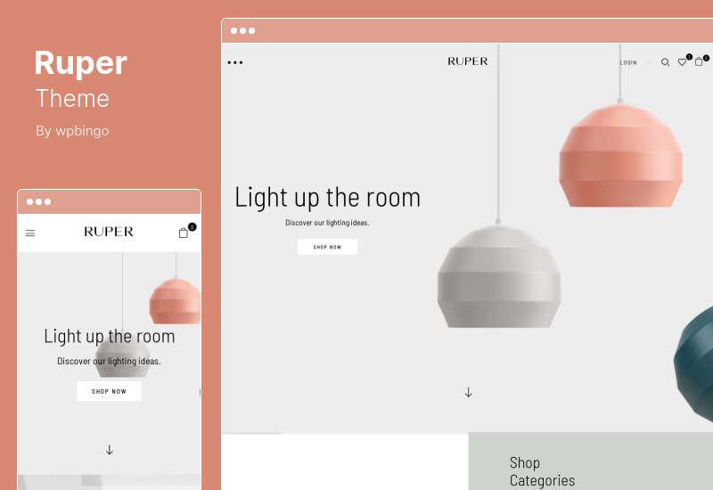 Tema Ruper - Tema WordPress WooCommerce per mobili